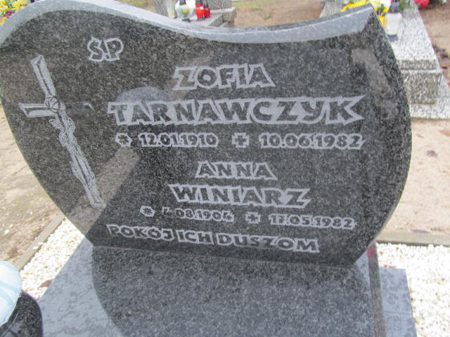 Zofia Tarnawczyk 1910 Dygowo - Grobonet - Wyszukiwarka osób pochowanych