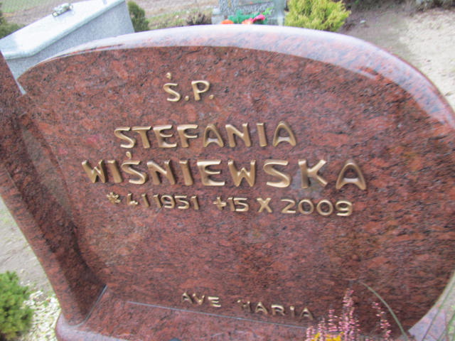 Stefania Wiśniewska 1951 Dygowo - Grobonet - Wyszukiwarka osób pochowanych